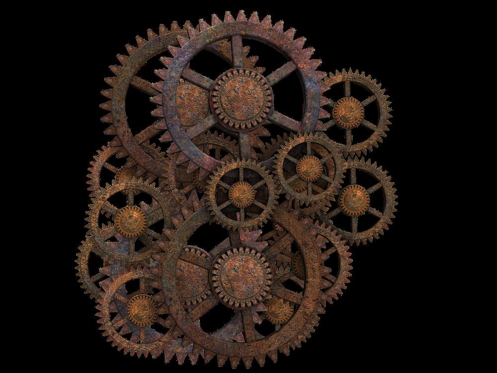 Rotating gears