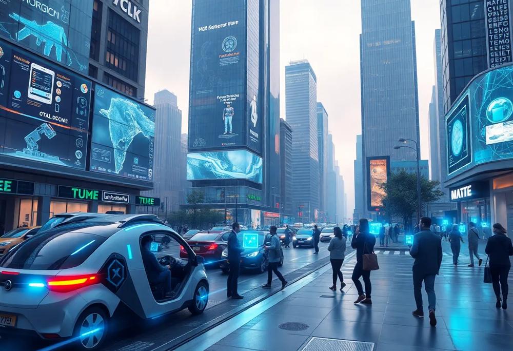 futuristic cityscape